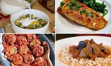 Mga panuntunan para sa pagluluto sa isang diyeta ng protina