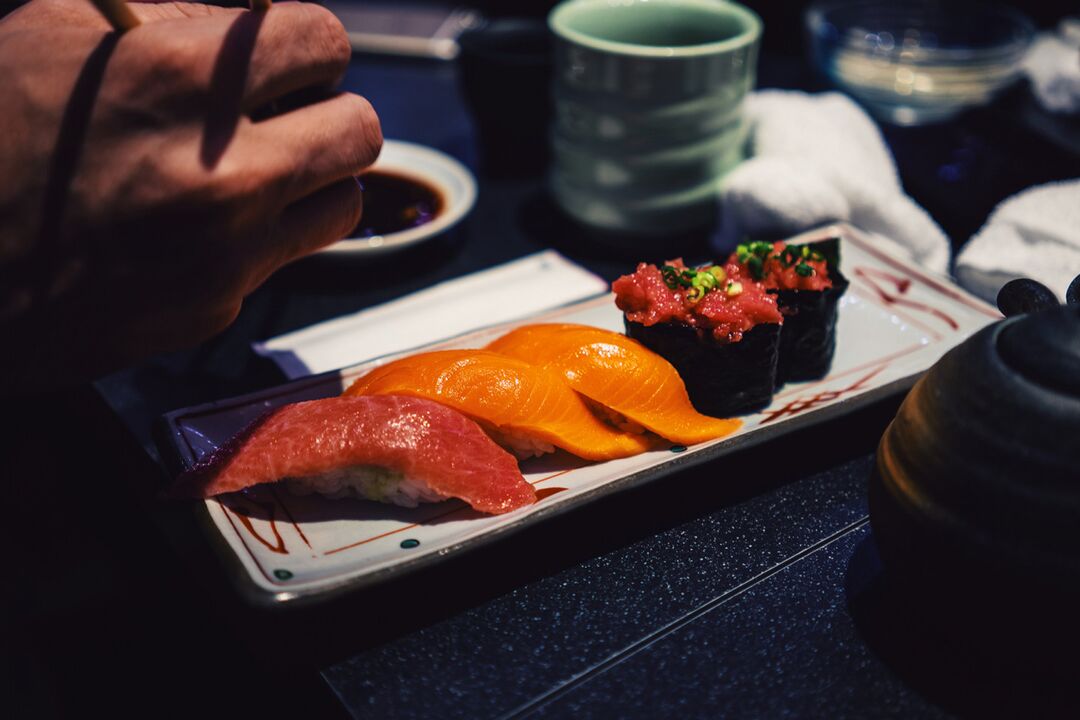 Sushi para sa diyeta sa Hapon